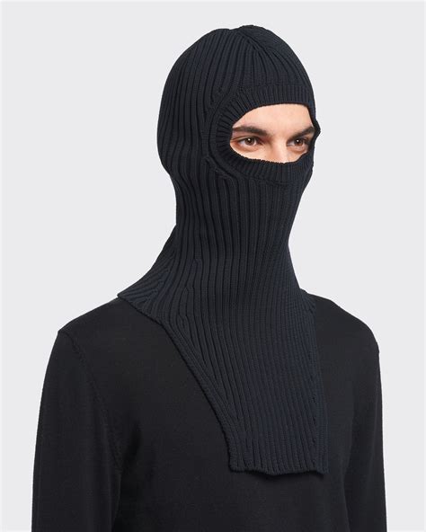 prada マスク|Black Technical Fabric Ski Mask .